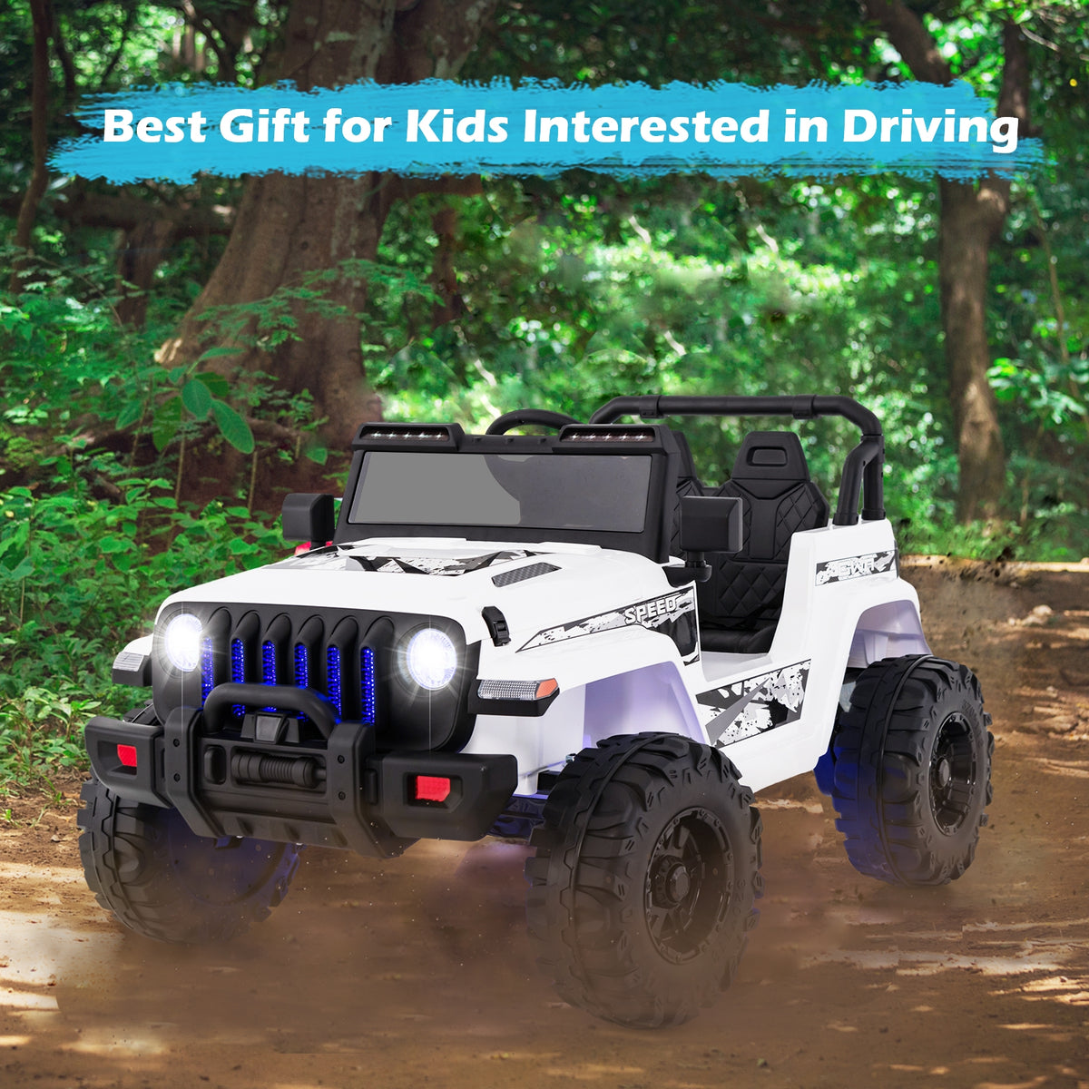 12V Kids Ride-On Jeep Car with 2.4G Remote Control
