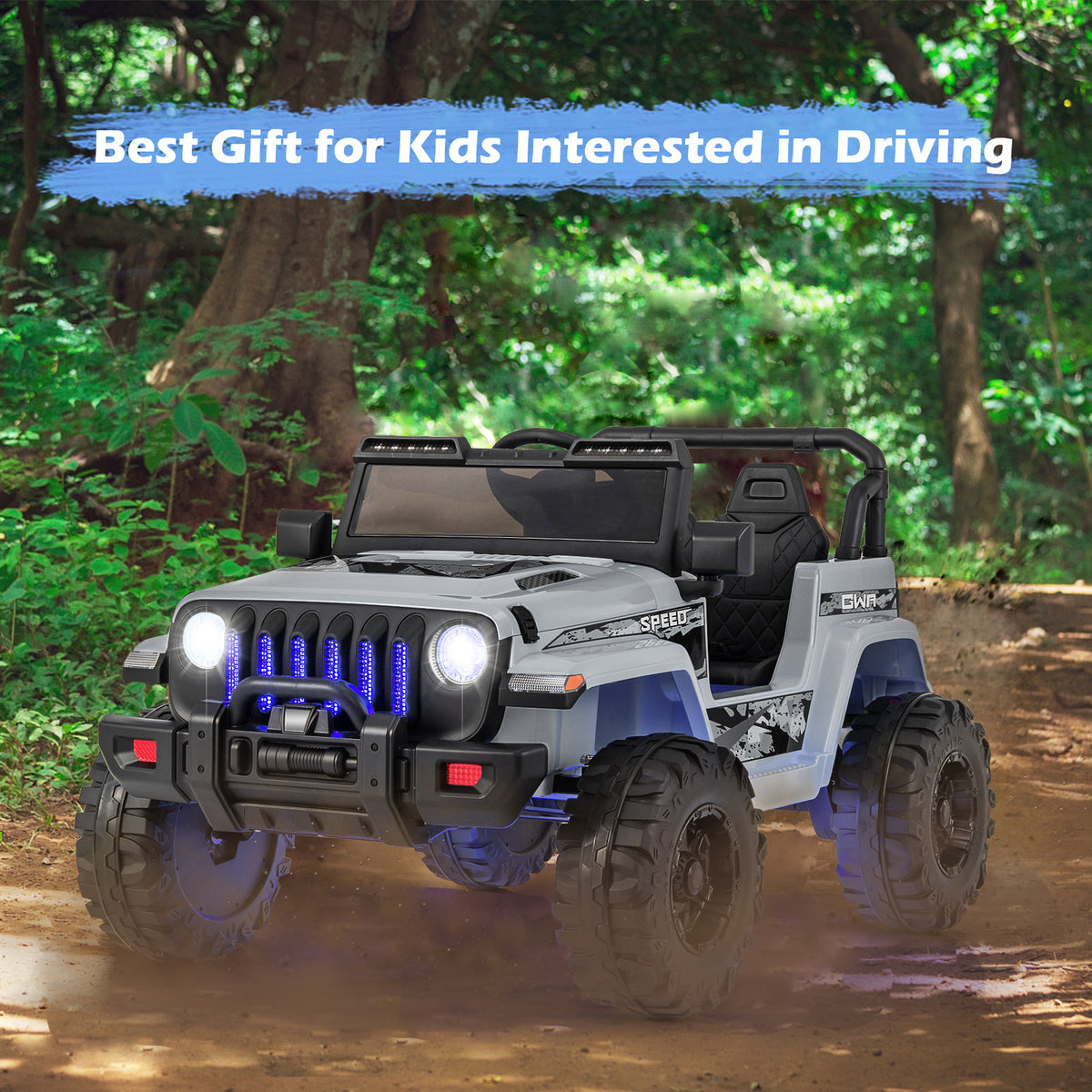12V Kids Ride-On Jeep Car with 2.4G Remote Control
