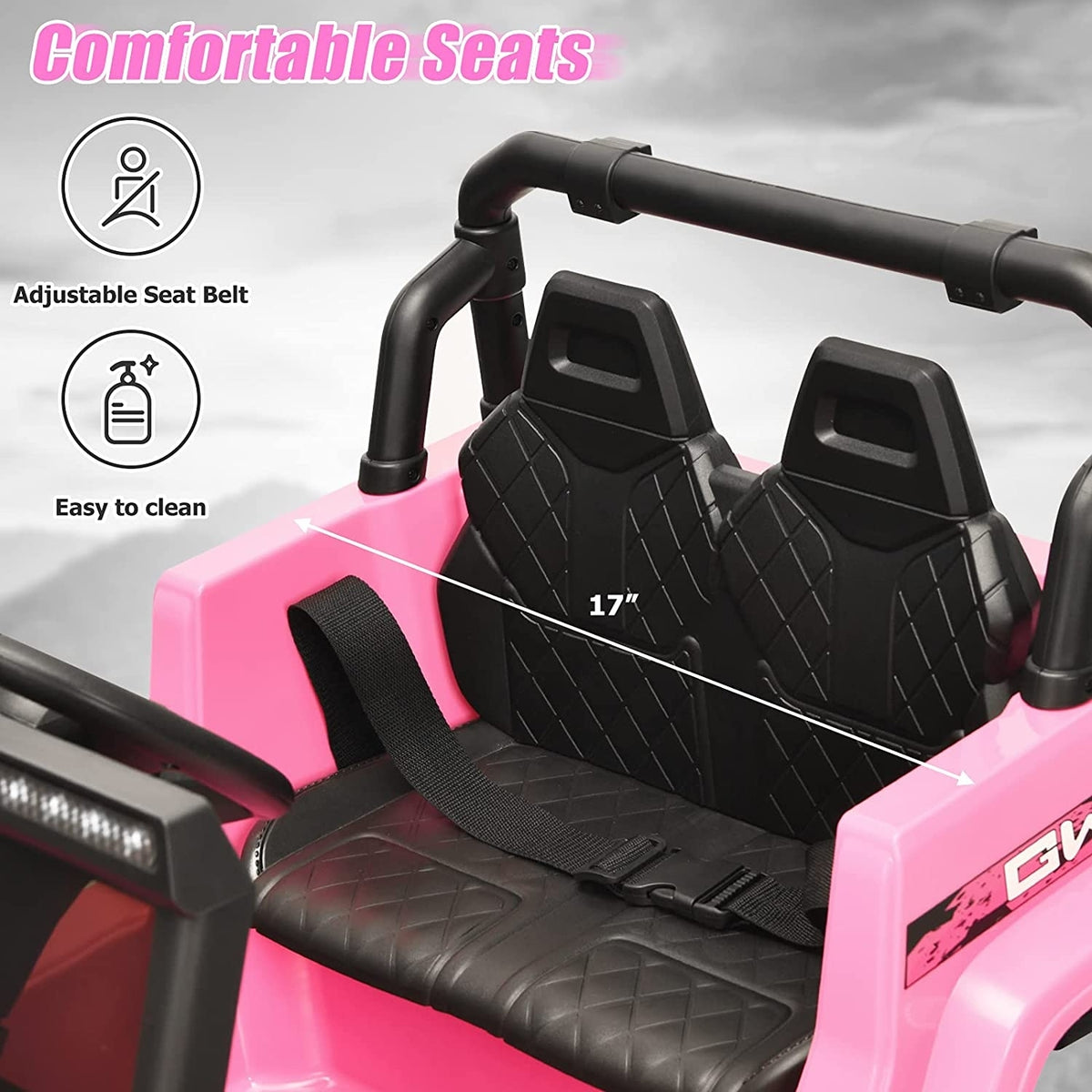 12V Kids Ride-On Jeep Car with 2.4G Remote Control