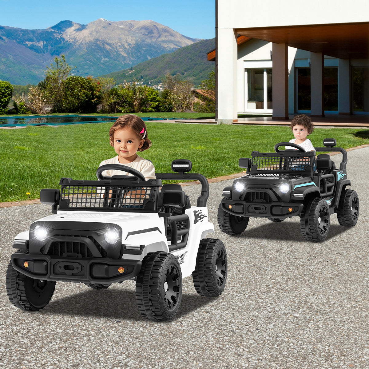 12V Kids Electric Ride-On Truck with Remote Control