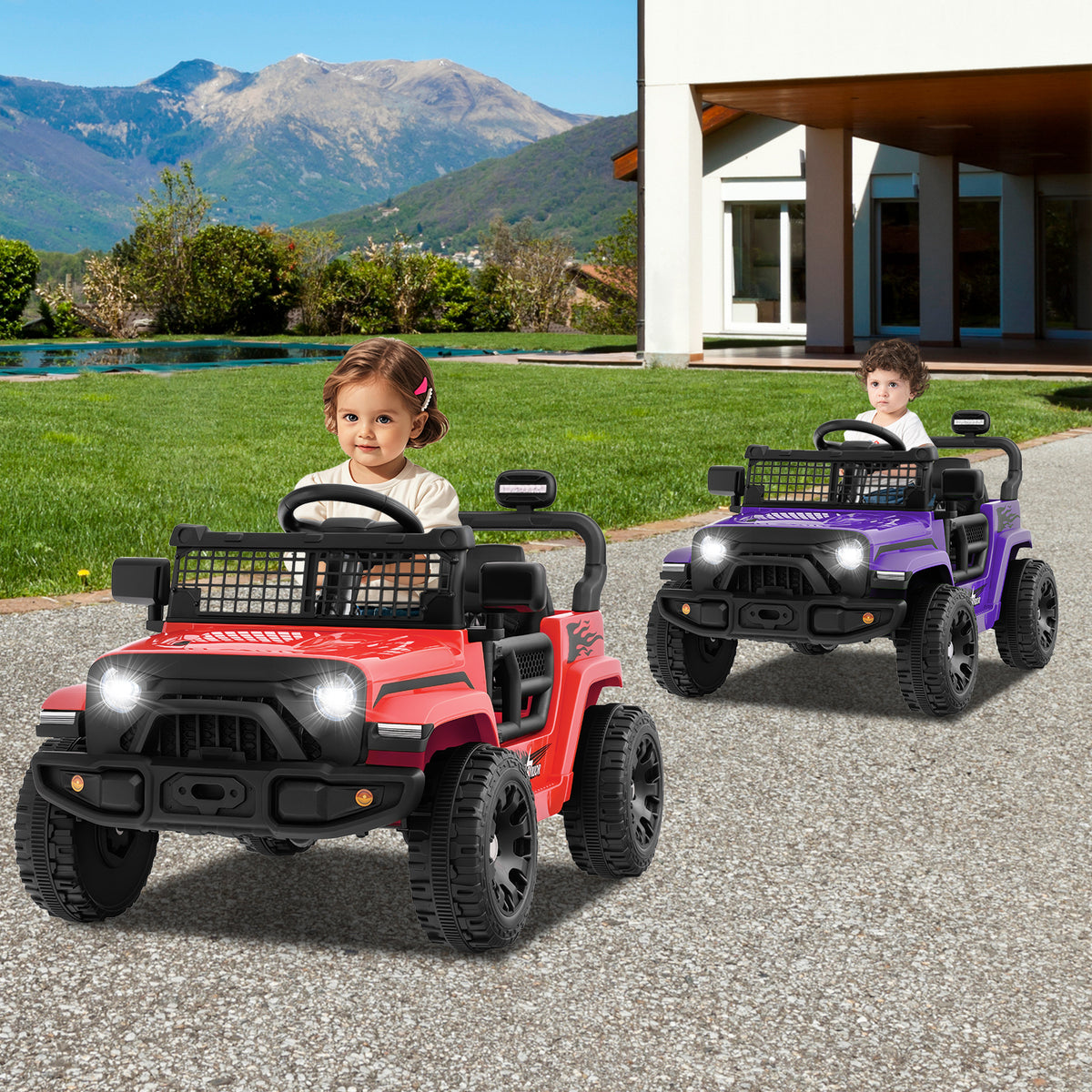 12V Kids Electric Ride-On Truck with Remote Control
