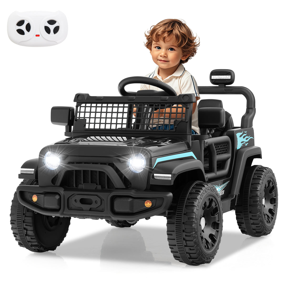 12V Kids Electric Ride-On Truck with Remote Control