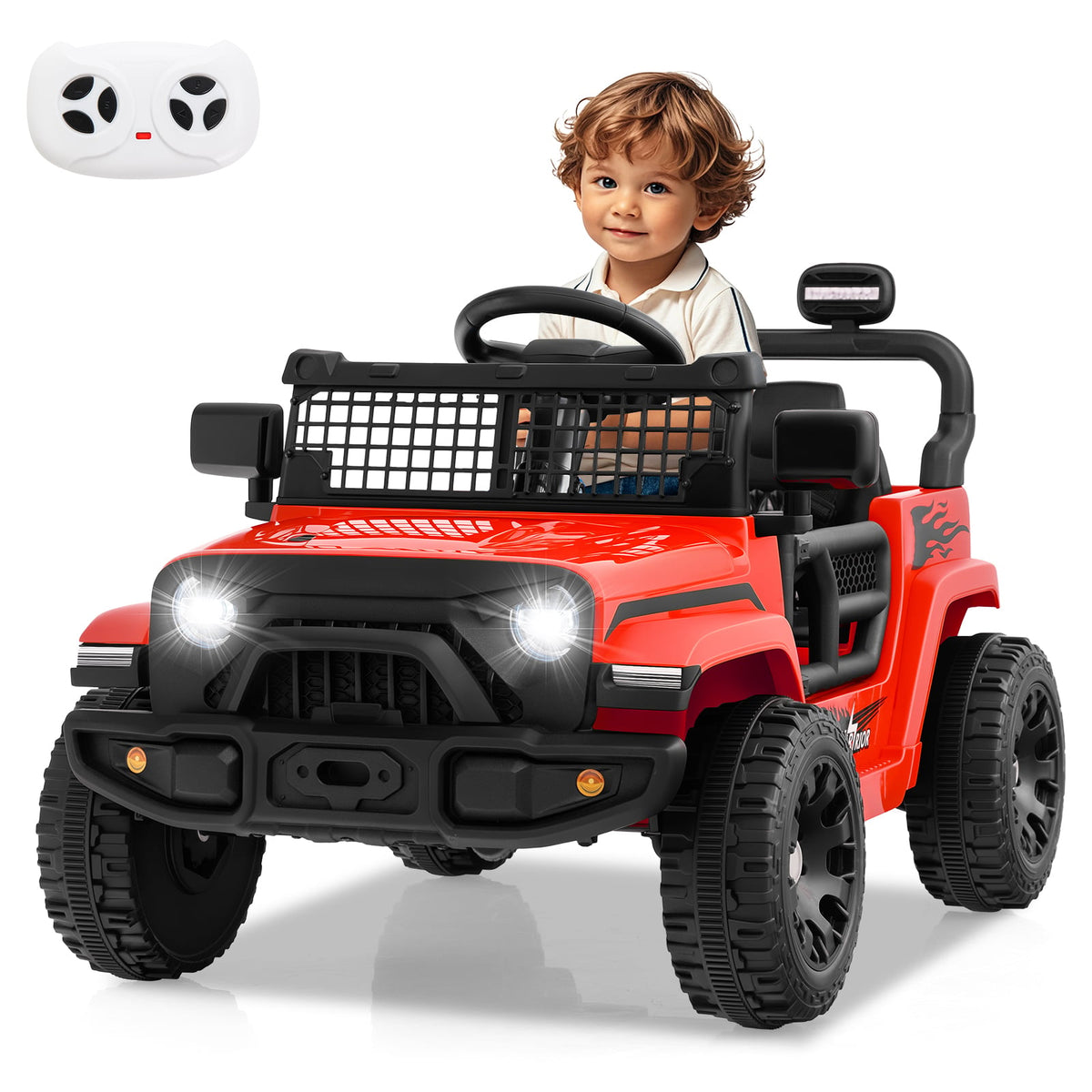 12V Kids Electric Ride-On Truck with Remote Control