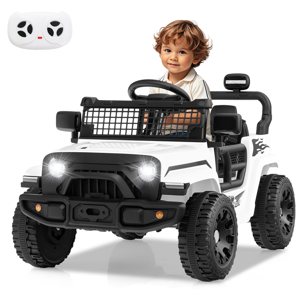 12V Kids Electric Ride-On Truck with Remote Control