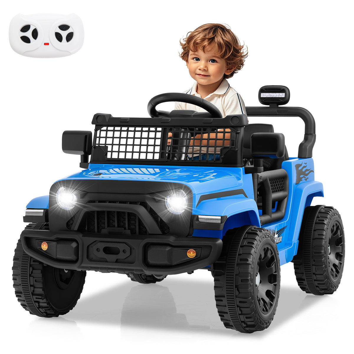 12V Kids Electric Ride-On Truck with Remote Control