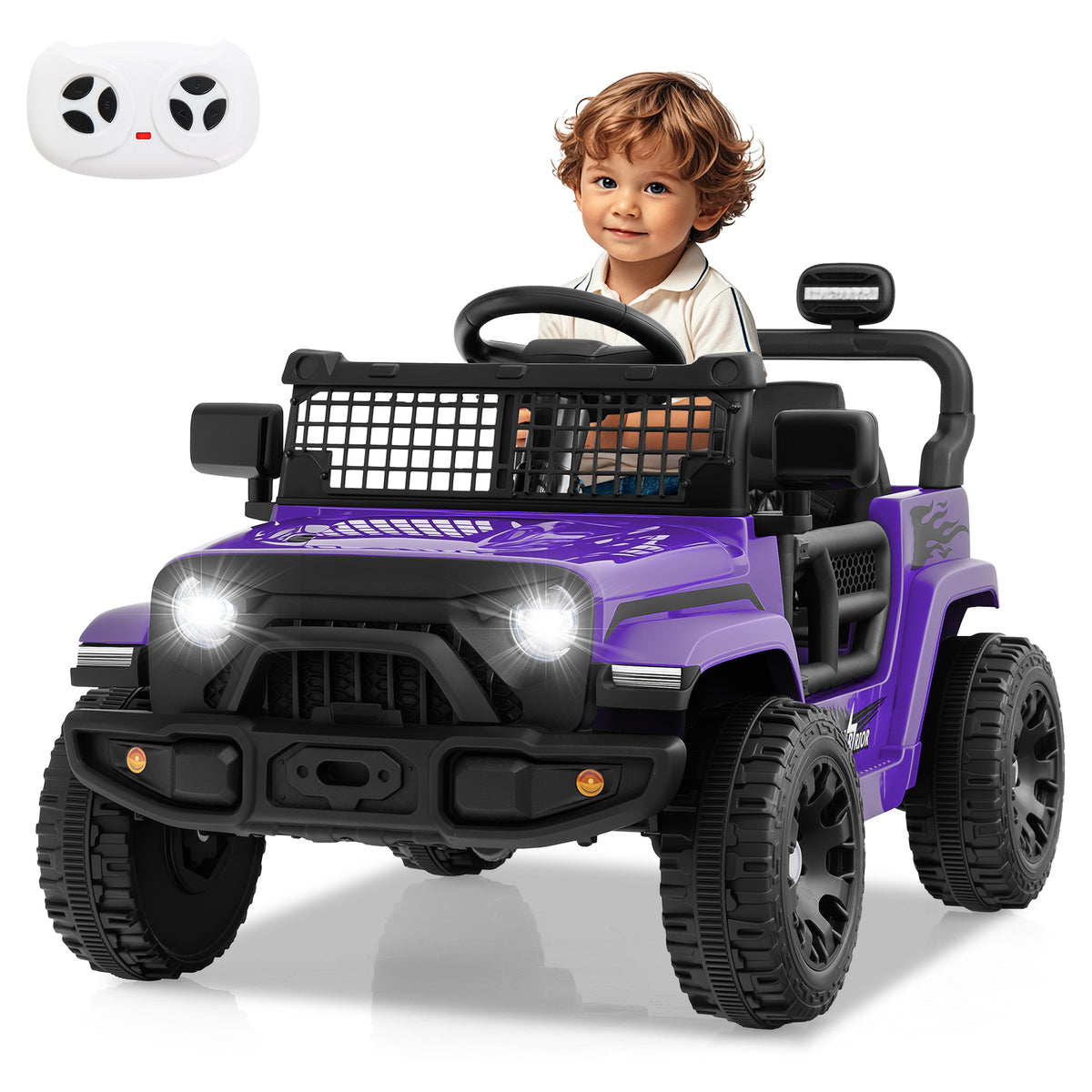 12V Kids Electric Ride-On Truck with Remote Control