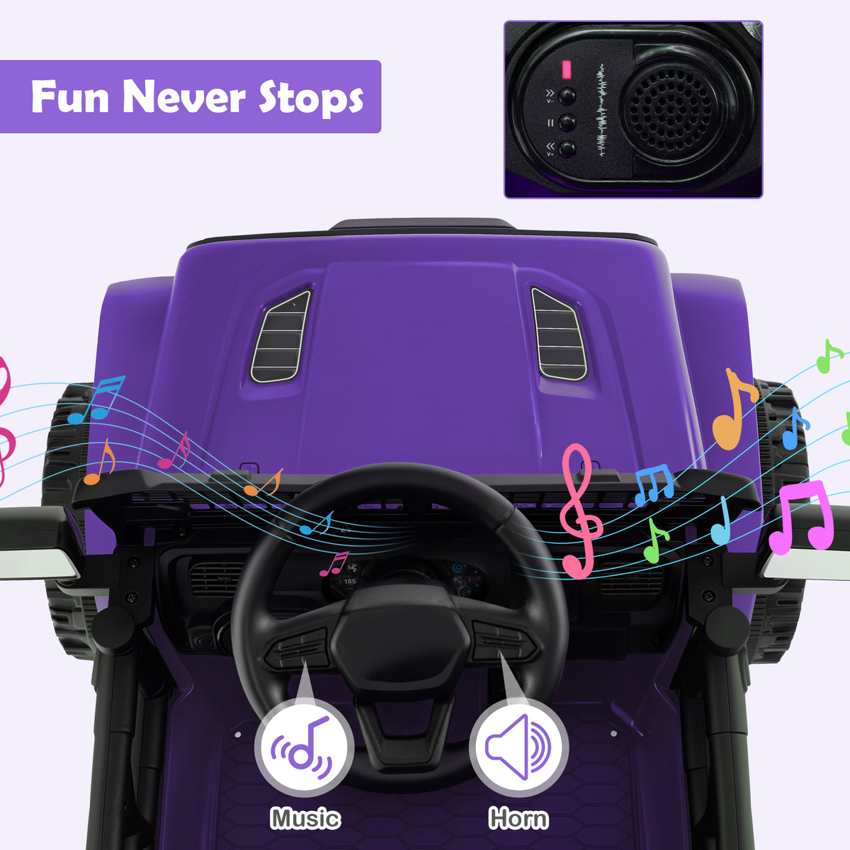 12V Kids Electric Ride-On Truck with Remote Control