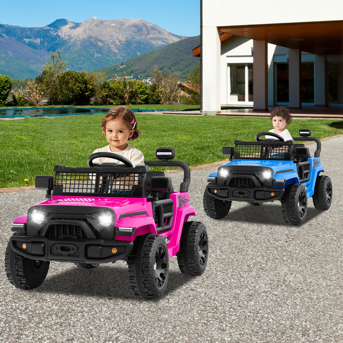 12V Kids Electric Ride-On Truck with Remote Control