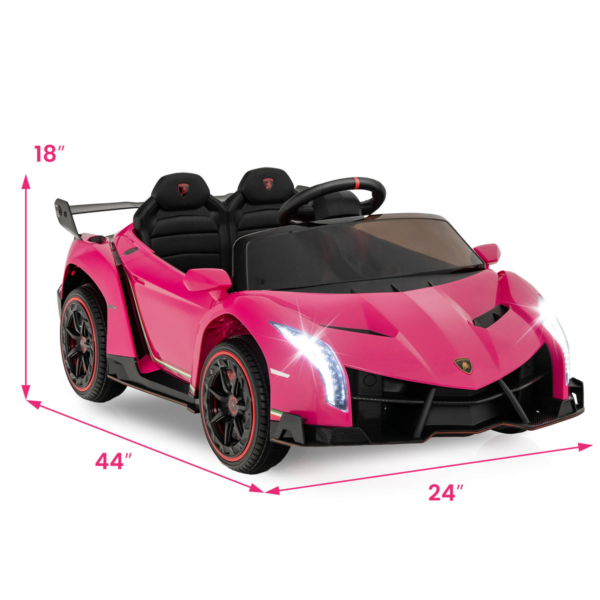 Lamborghini 12V 4WD Kids Ride-on Sports Car with Remote Control