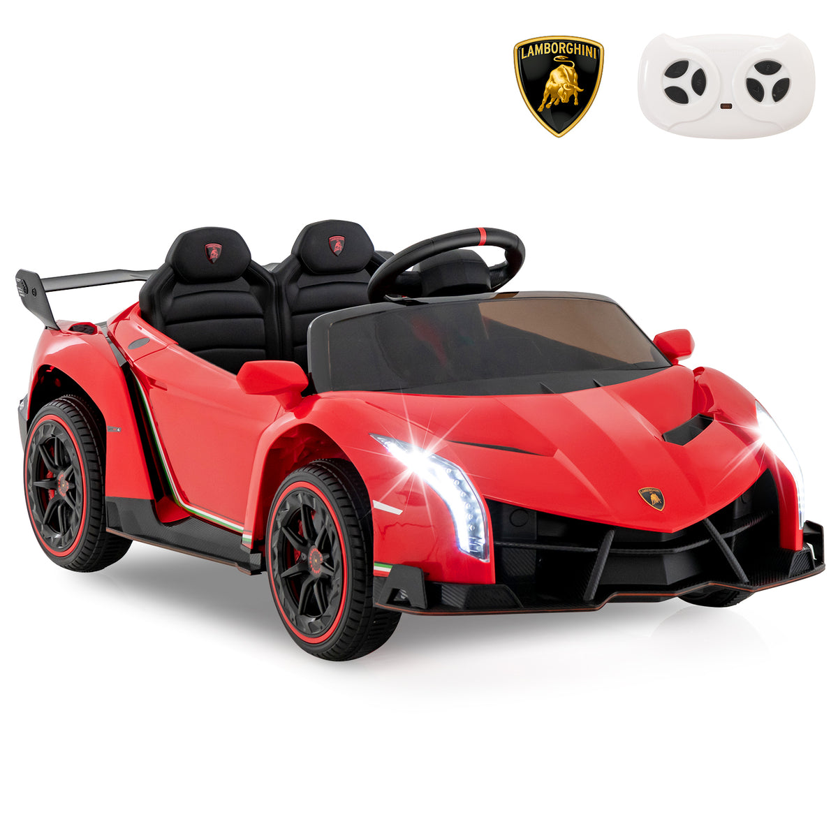Lamborghini 12V 4WD Kids Ride-on Sports Car with Remote Control