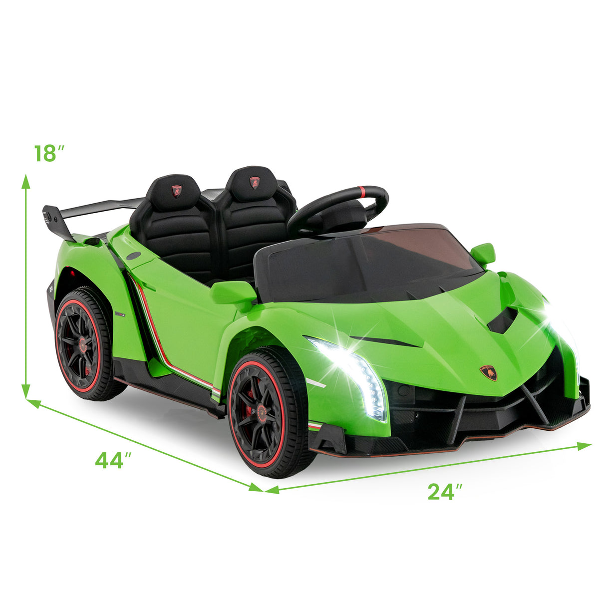Lamborghini 12V 4WD Kids Ride-on Sports Car with Remote Control