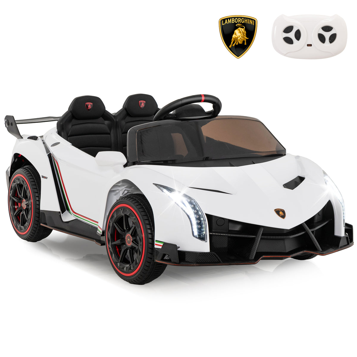 Lamborghini 12V 4WD Kids Ride-on Sports Car with Remote Control