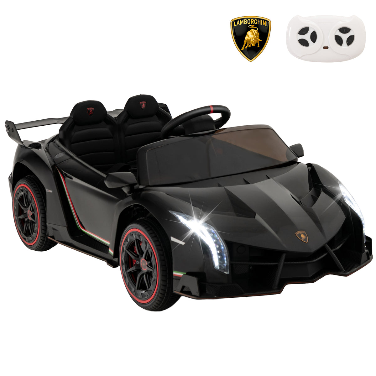 Lamborghini 12V 4WD Kids Ride-on Sports Car with Remote Control