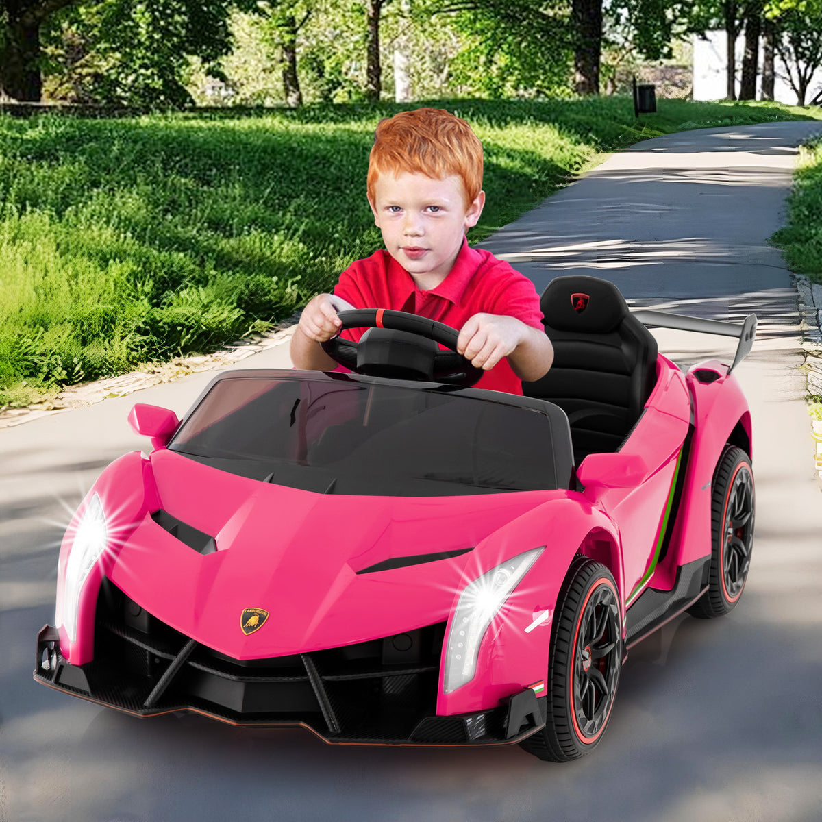 Lamborghini 12V 4WD Kids Ride-on Sports Car with Remote Control