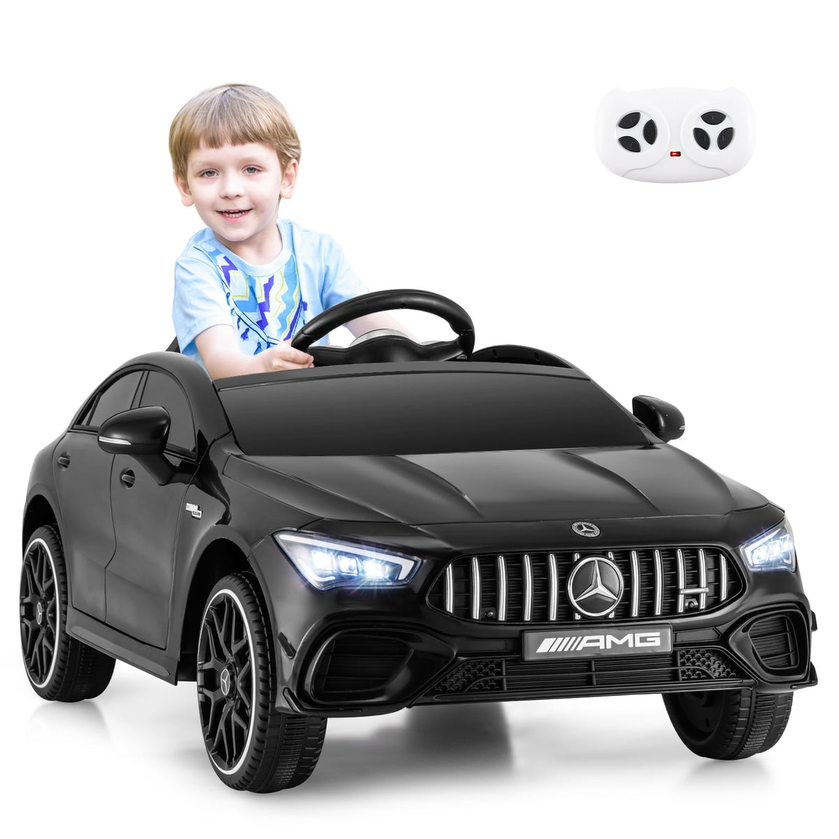 12V Kids Ride on Car Mercedes-Benz AMG CLA 45 with Remote