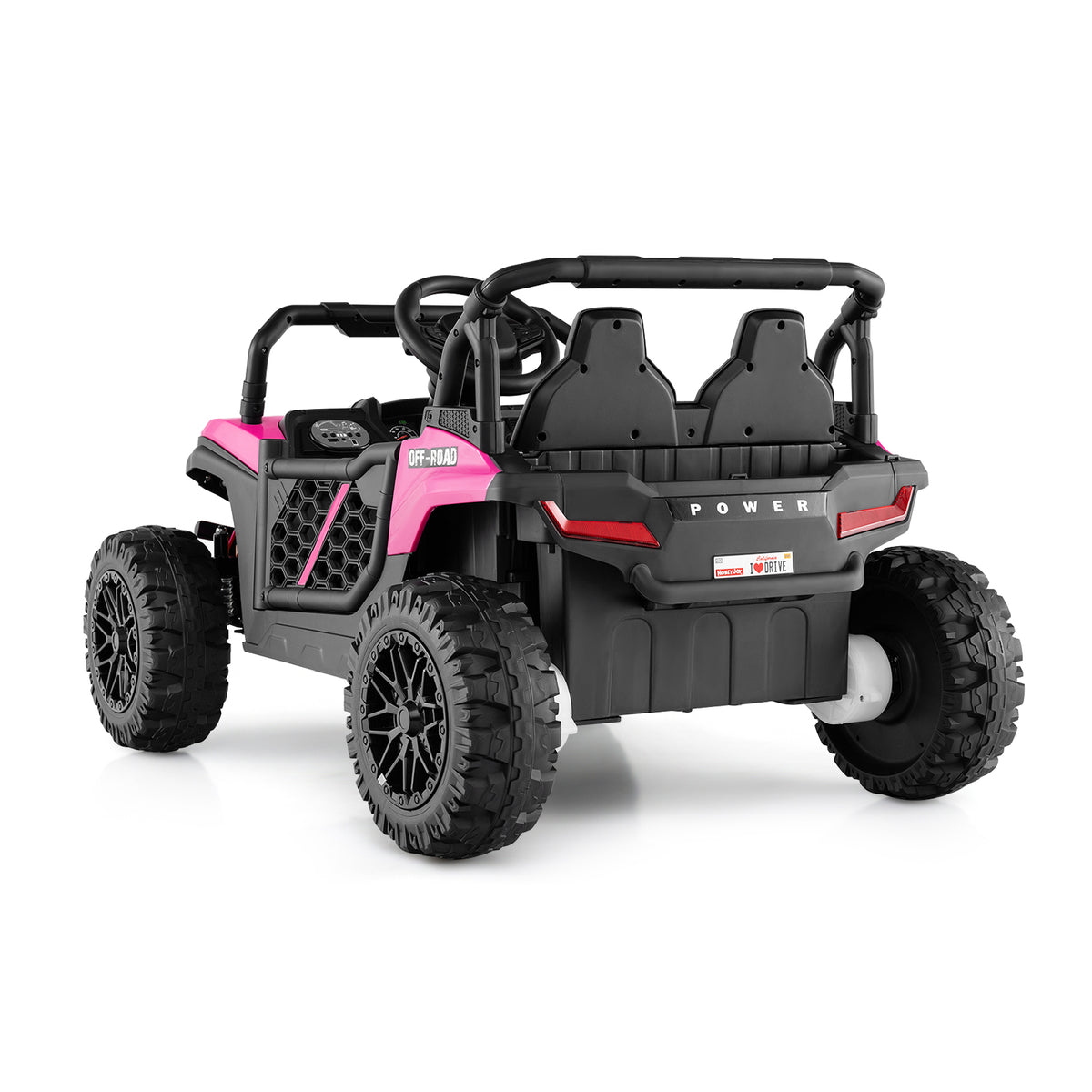 12V Kids Ride on Truck Off-Road UTV with Parental Remote and Lights
