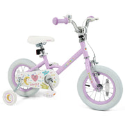 Kids Bike Adjustable for 3-8 Years Old Children - Stars & Moon