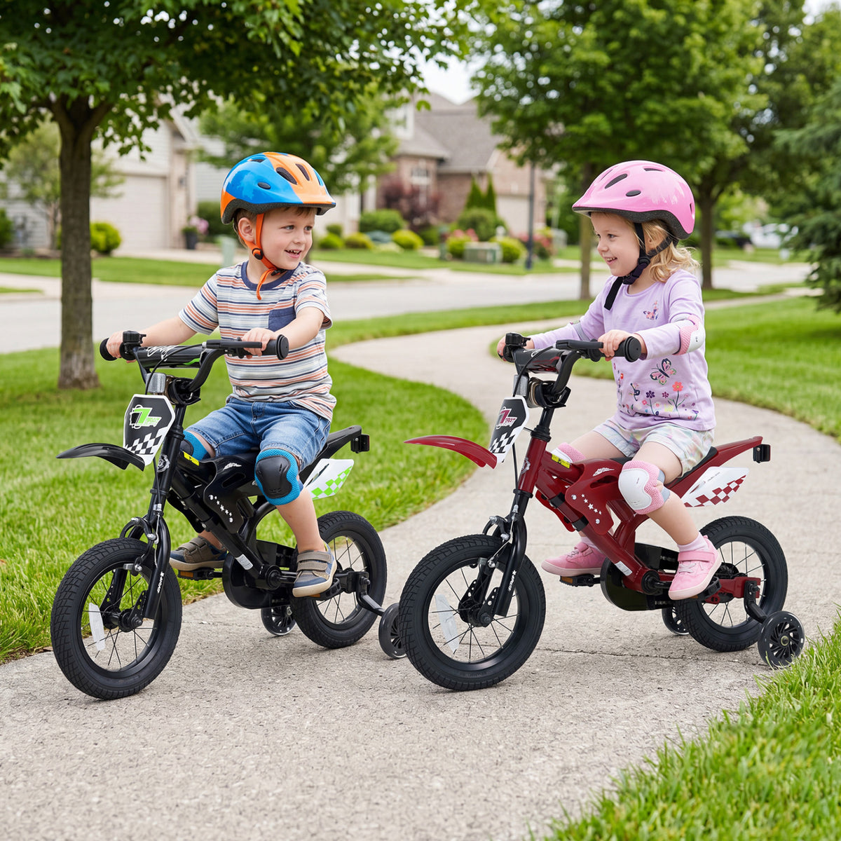 Kids Bike Motorcycle-Inspired for Boy Girl Ages 3-4 Years