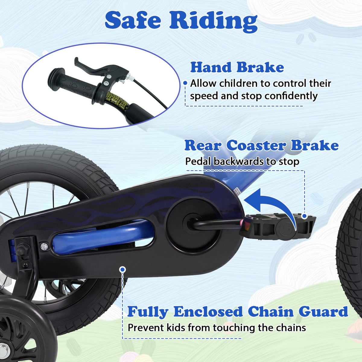 Kids Bike Motorcycle-Inspired for Boy Girl Ages 3-4 Years