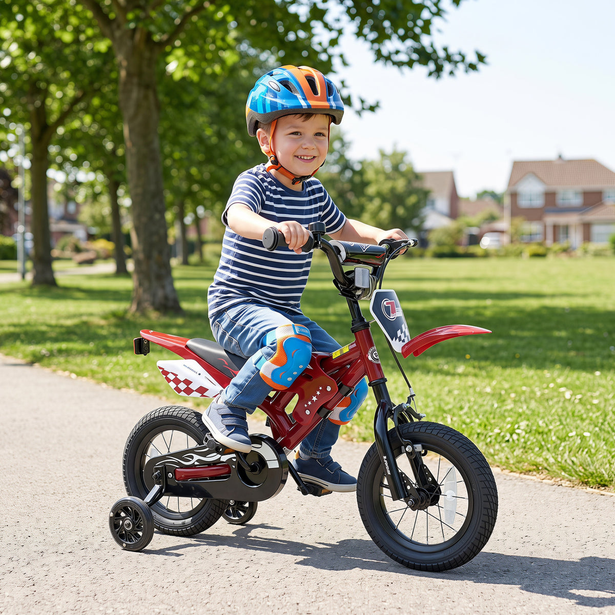 Kids Bike Motorcycle-Inspired for Boy Girl Ages 3-4 Years