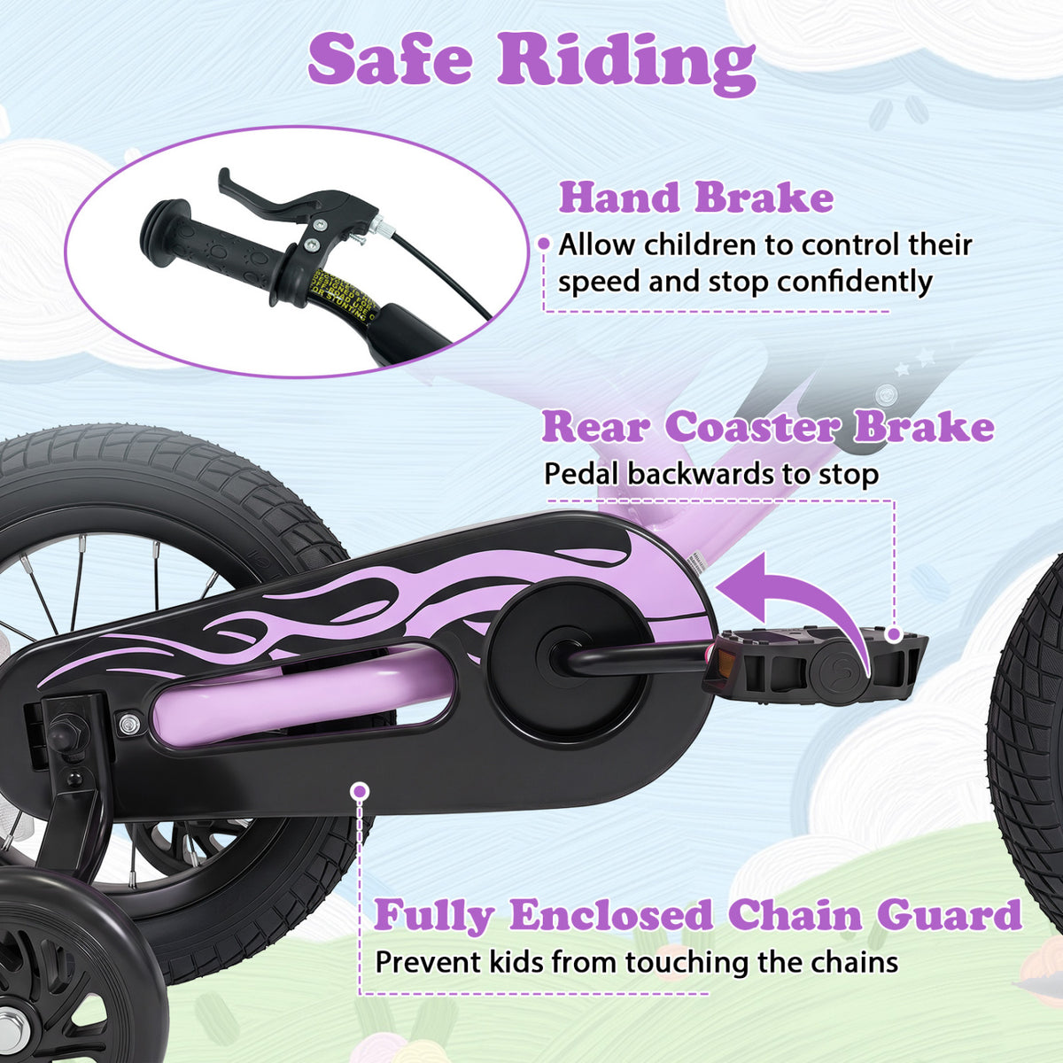 Kids Bike Motorcycle-Inspired for Boy Girl Ages 3-4 Years