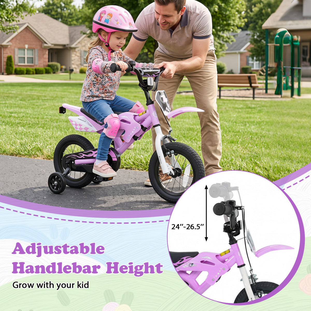 Kids Bike Motorcycle-Inspired for Boy Girl Ages 3-4 Years