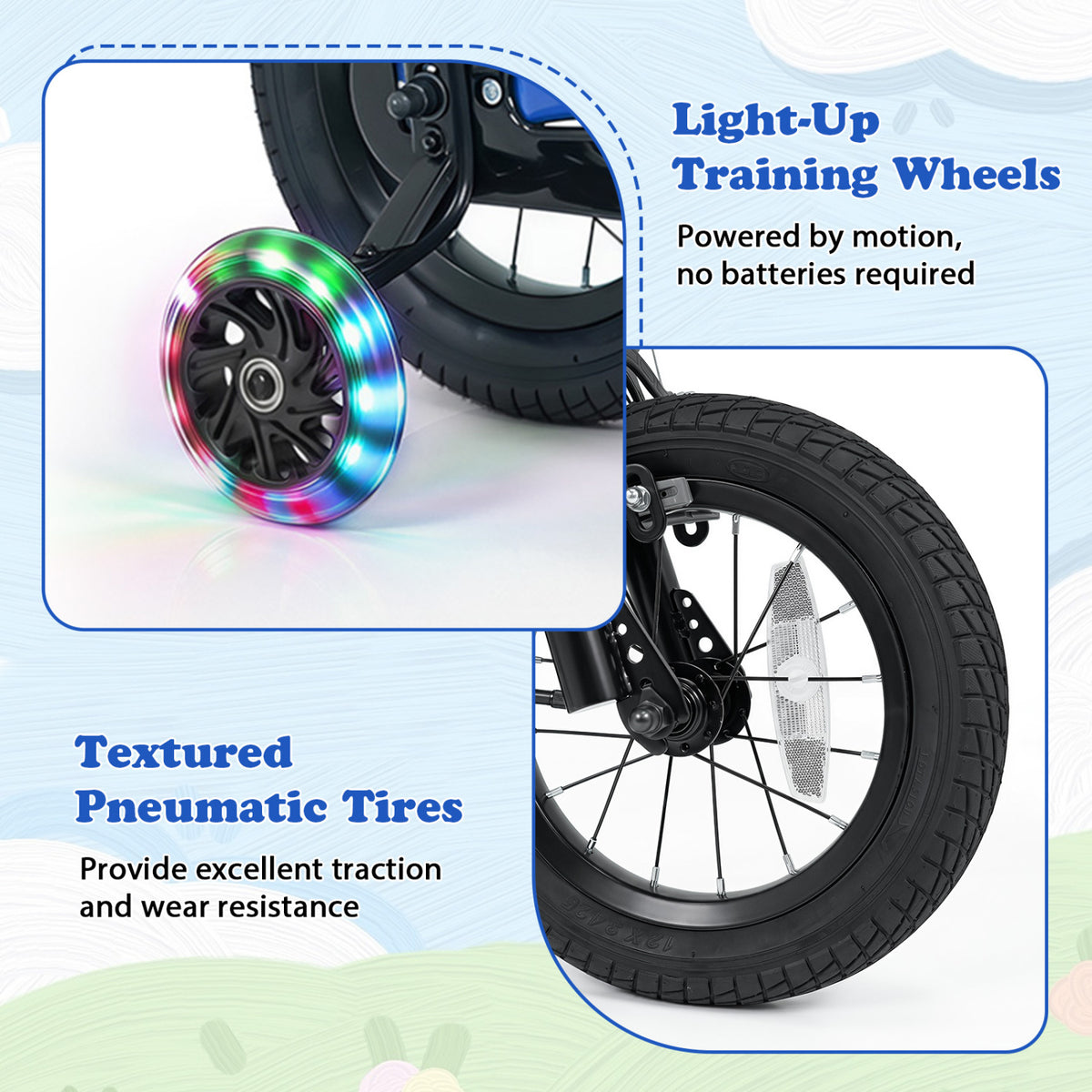 Kids Bike Motorcycle-Inspired for Boy Girl Ages 3-4 Years