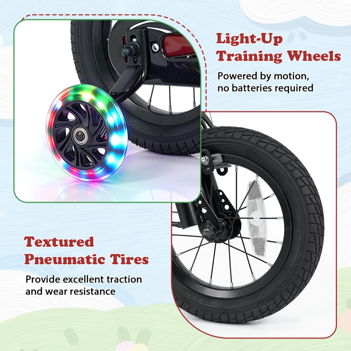Kids Bike Motorcycle-Inspired for Boy Girl Ages 3-4 Years