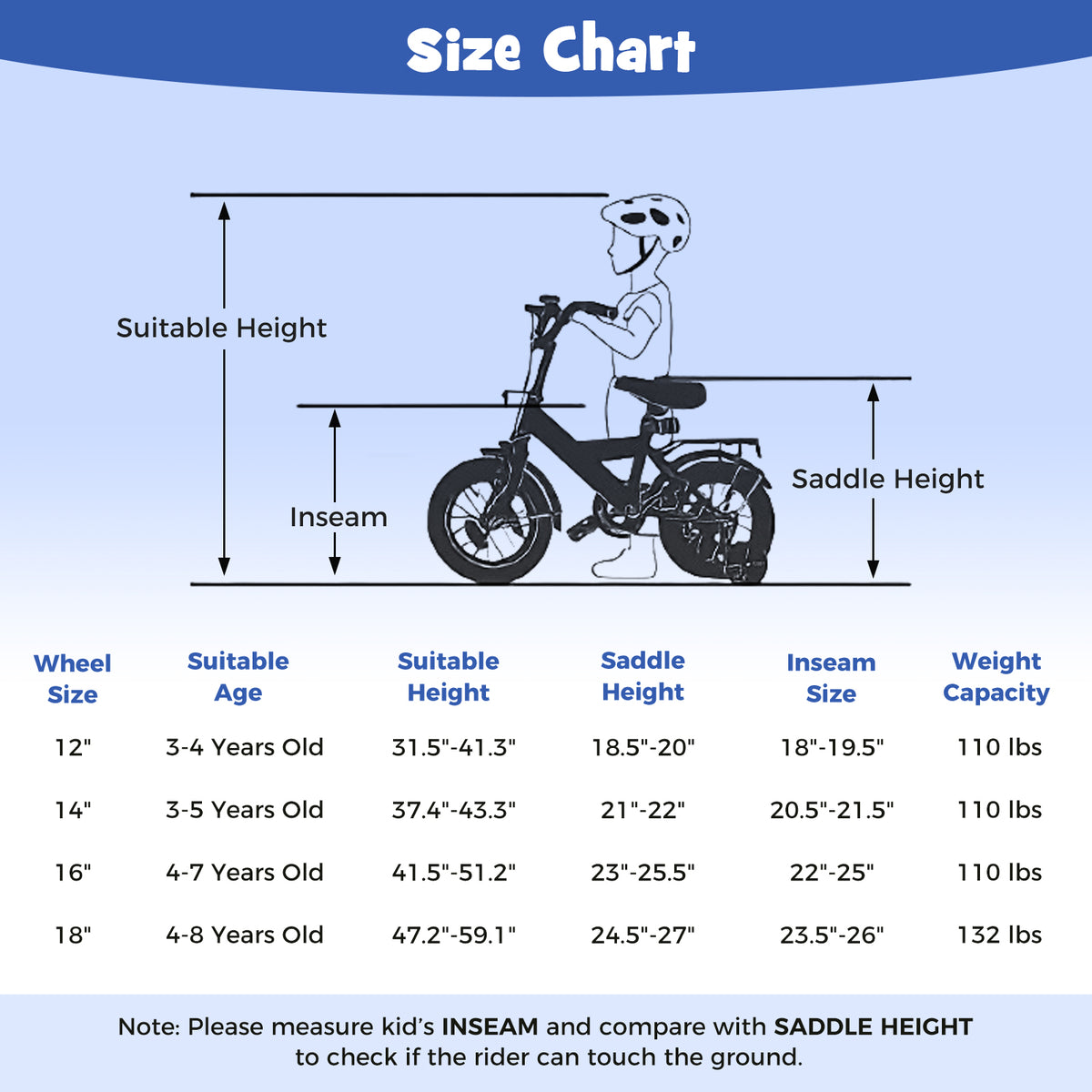 Kids Bike with Removable Training Wheels - Brave Hero
