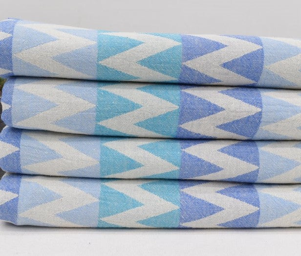 ZIG ZAG TURKISH TOWEL-Turkish Towel-DECOROLALA