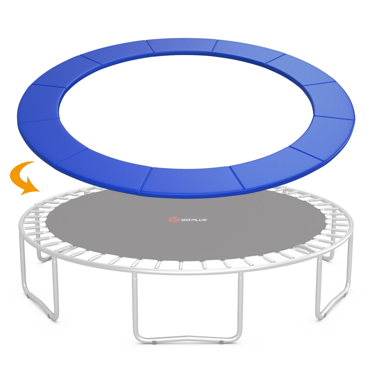 12ft Universal Trampoline Safety Pad Spring Cover - 0.6" Thick-Trampoline Accessories-DECOROLALA