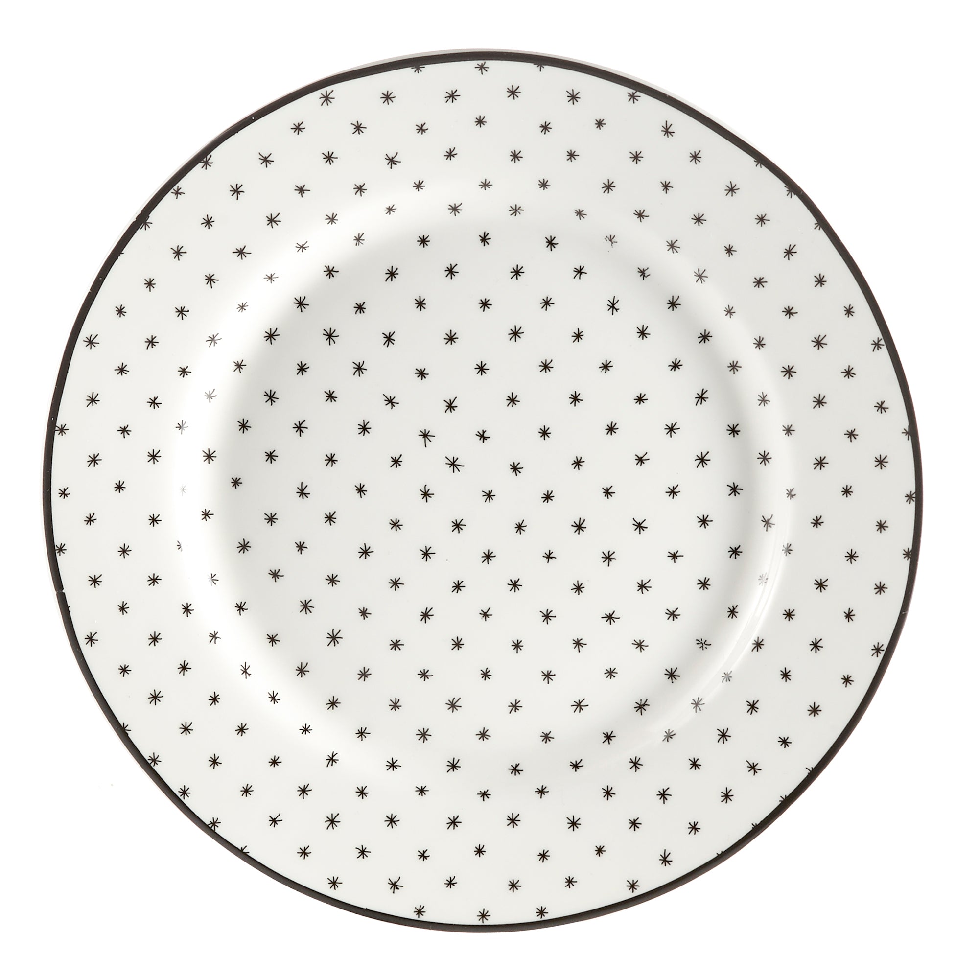 12pc Porcelain Dinnerware Set - Black & White Sketch-Dinnerware-DECOROLALA