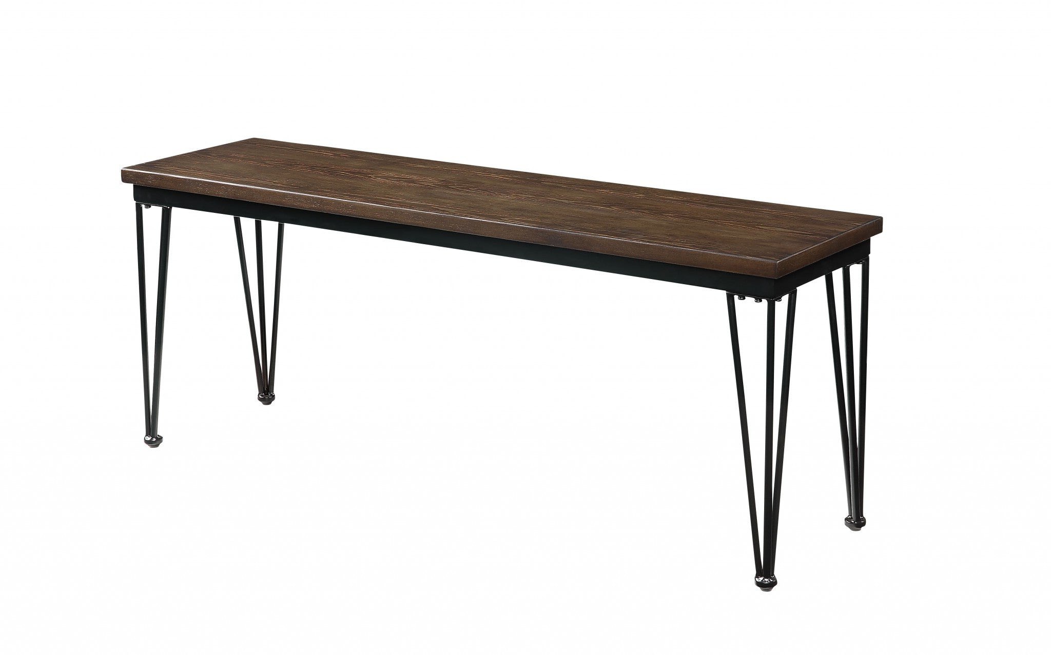 13" Brown and Black Dining bench-Benches-DECOROLALA