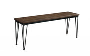 13" Brown and Black Dining bench-Benches-DECOROLALA