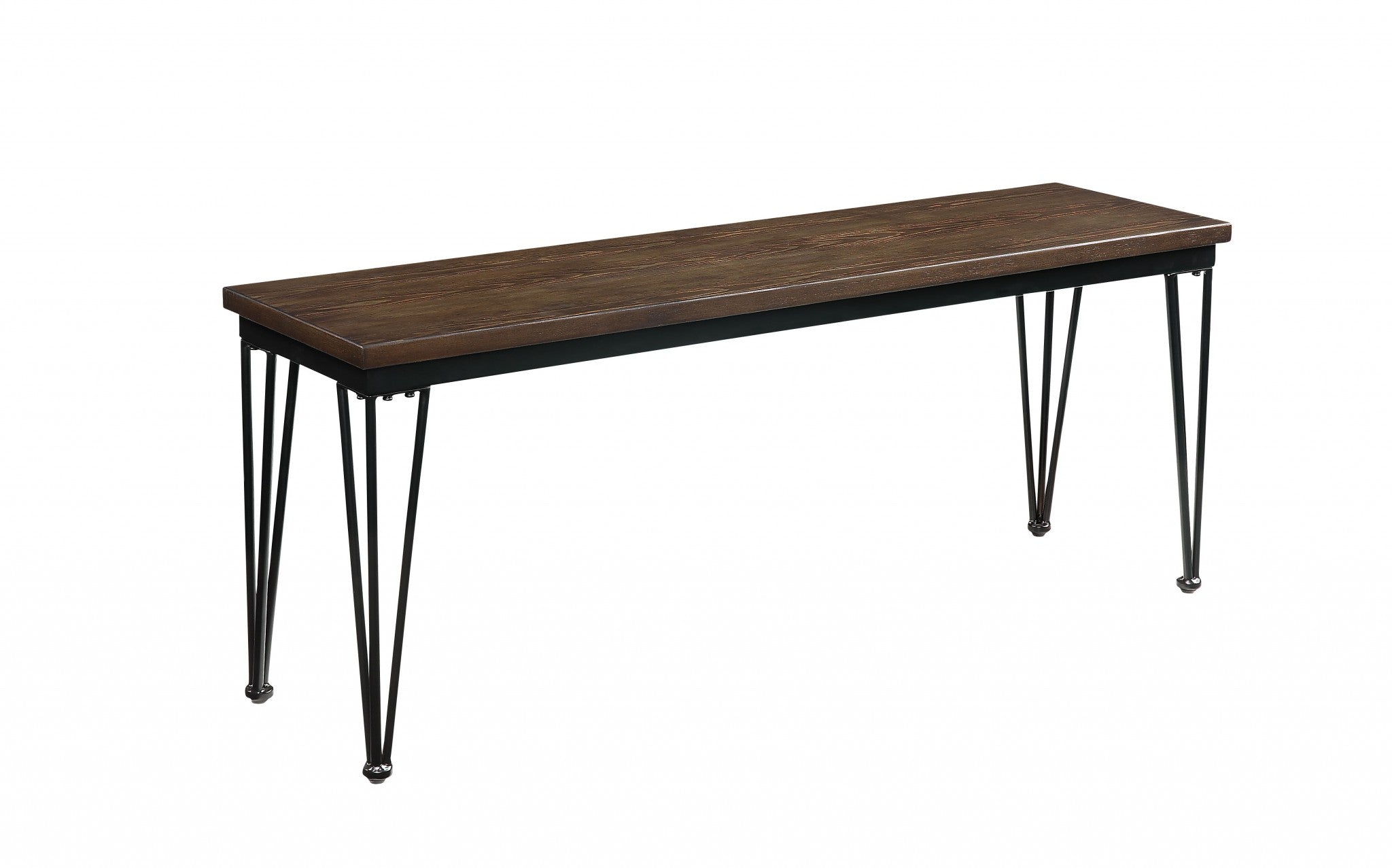 13" Brown and Black Dining bench-Benches-DECOROLALA