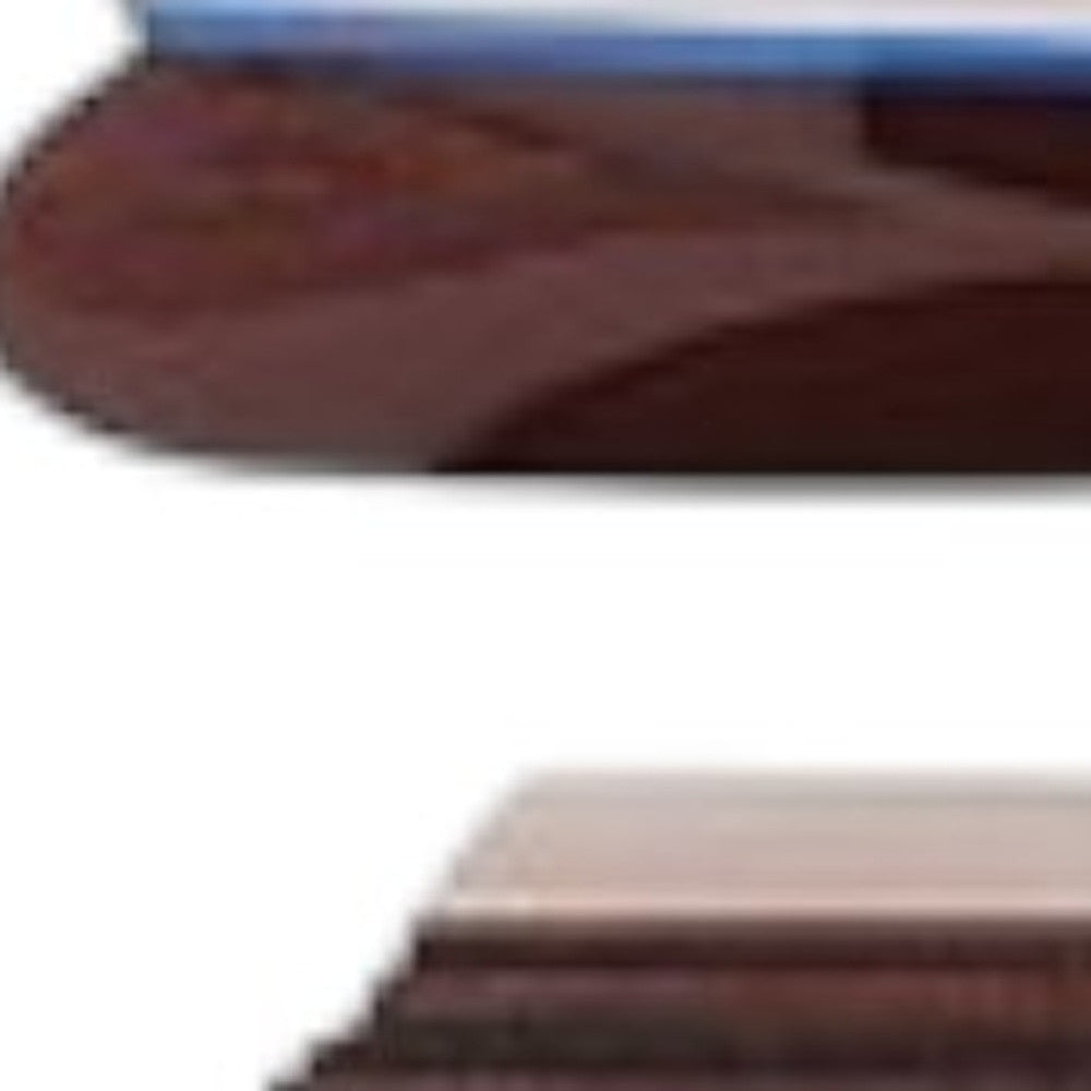 13" Brown and White Majesty of the Seas Boat Hand Painted Decorative Boat-Sculptures-DECOROLALA