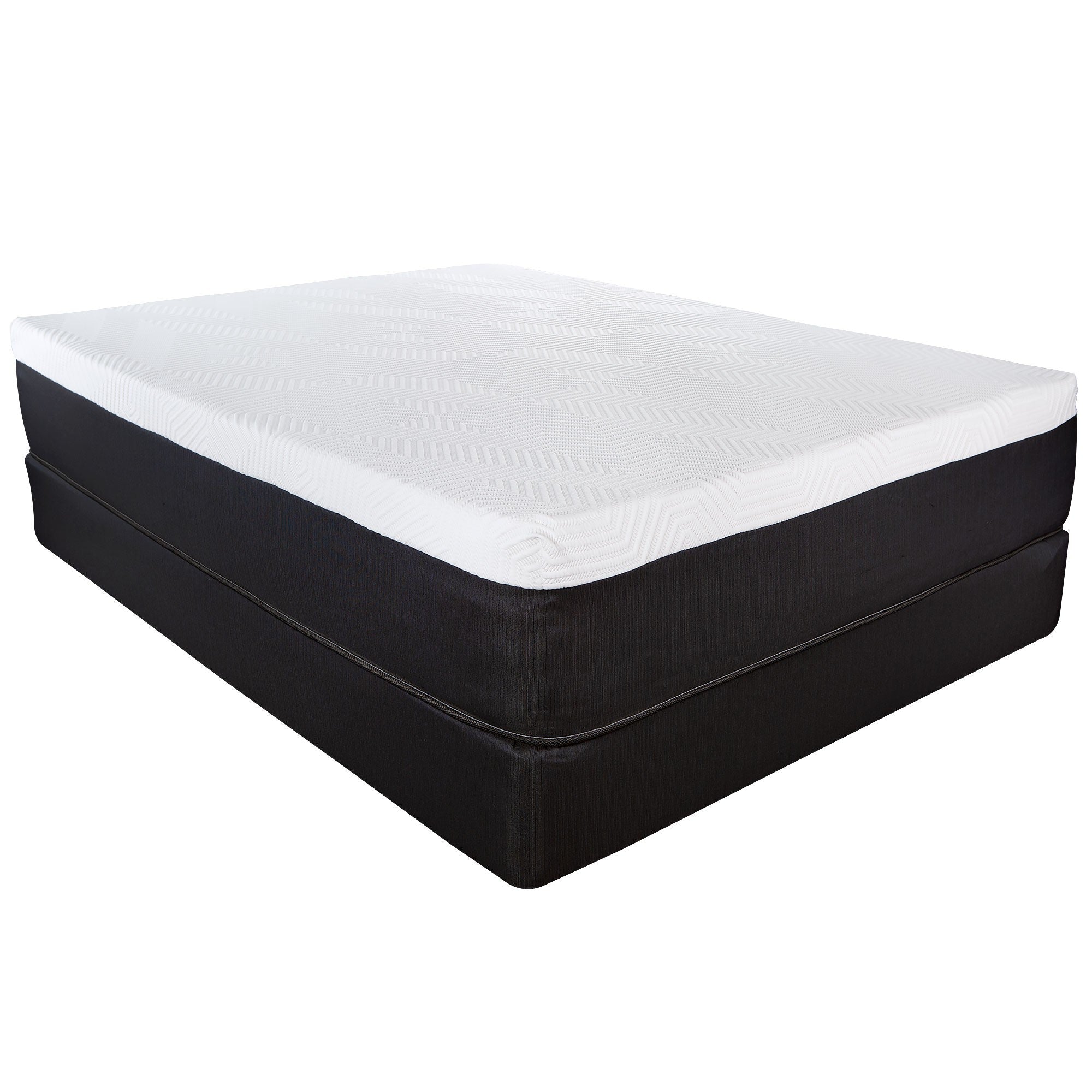 13" Hybrid Pocket Coil Gel Memory Foam Mattress-Hybrid Mattresses-DECOROLALA
