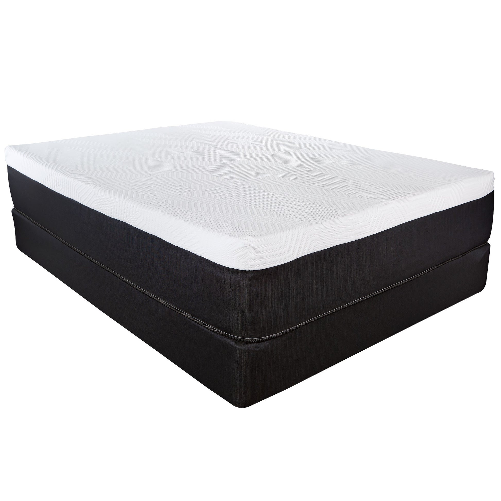 13" Hybrid Pocket Coil Gel Memory Foam Mattress-Hybrid Mattresses-DECOROLALA