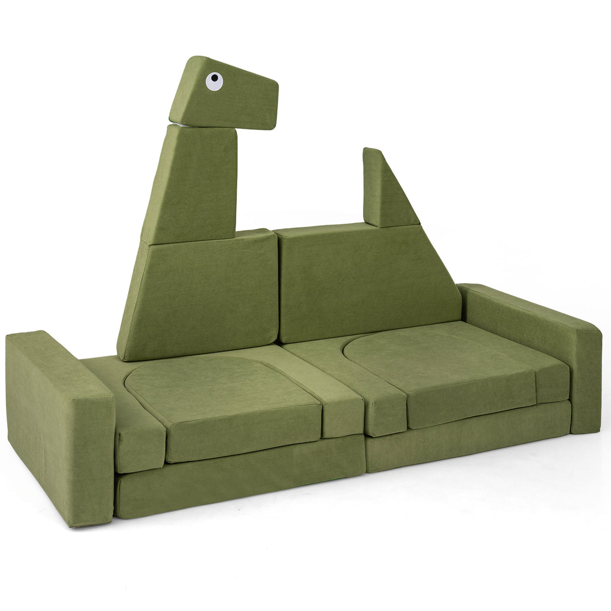 13 Pieces Modular Kids Play Couch for Inspiring Creativity-Kids Chairs-DECOROLALA