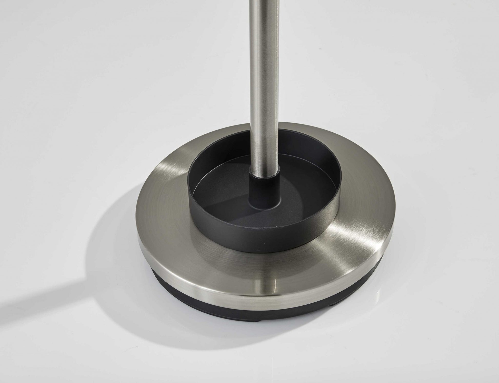 13" X 68" Brushed Steel Brushed Steel Stand Coat Rack-Coat Hangers-DECOROLALA