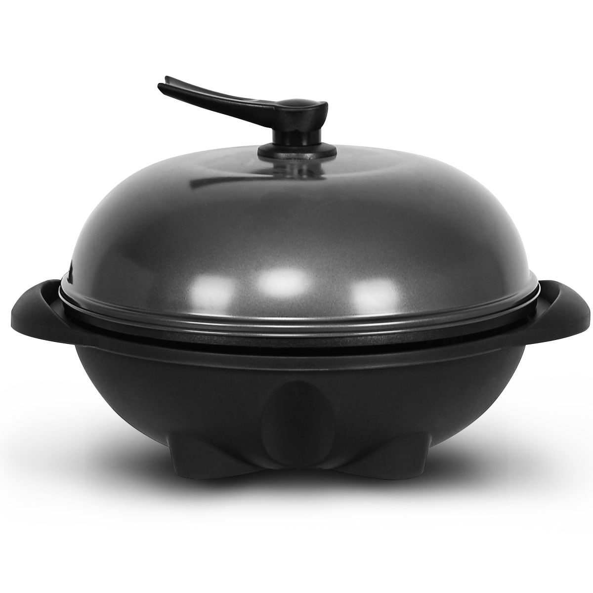 1350 W Outdoor Electric BBQ Grill with Removable Stand Easy to Install-Black-Outdoor Grills-DECOROLALA