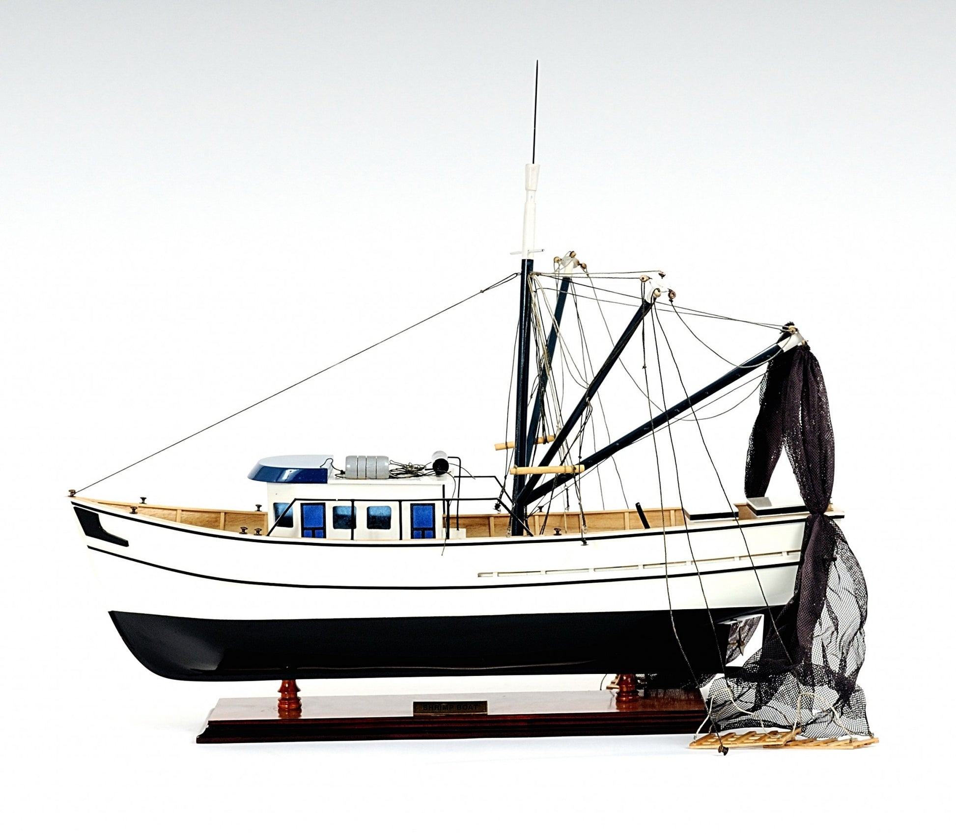 13.5" X 25" X 22" Shrimp Boat-Sculptures-DECOROLALA