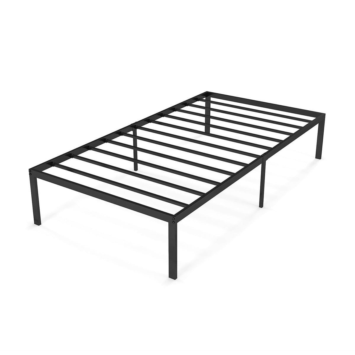 14 Inch Heavy Duty Metal Platform-Simple Bed Frame-DECOROLALA