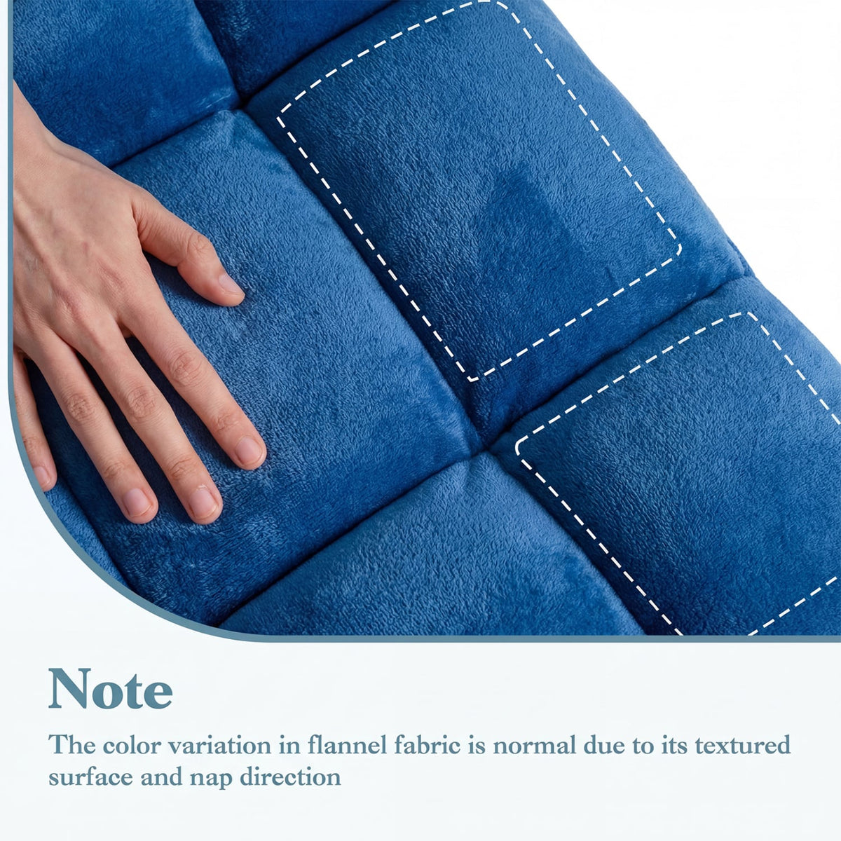 14-Position Adjustable Cushioned Floor Chair-Blue-Floor Chairs-DECOROLALA