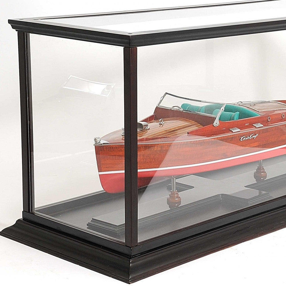 14" X 37.5" X 15" Display Case For Speed Boat-Cabinets-DECOROLALA