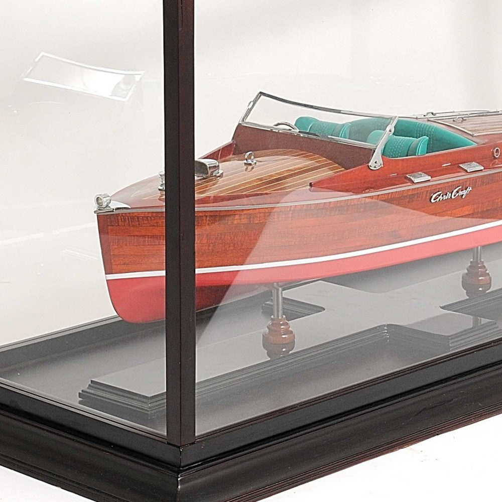 14" X 37.5" X 15" Display Case For Speed Boat-Cabinets-DECOROLALA