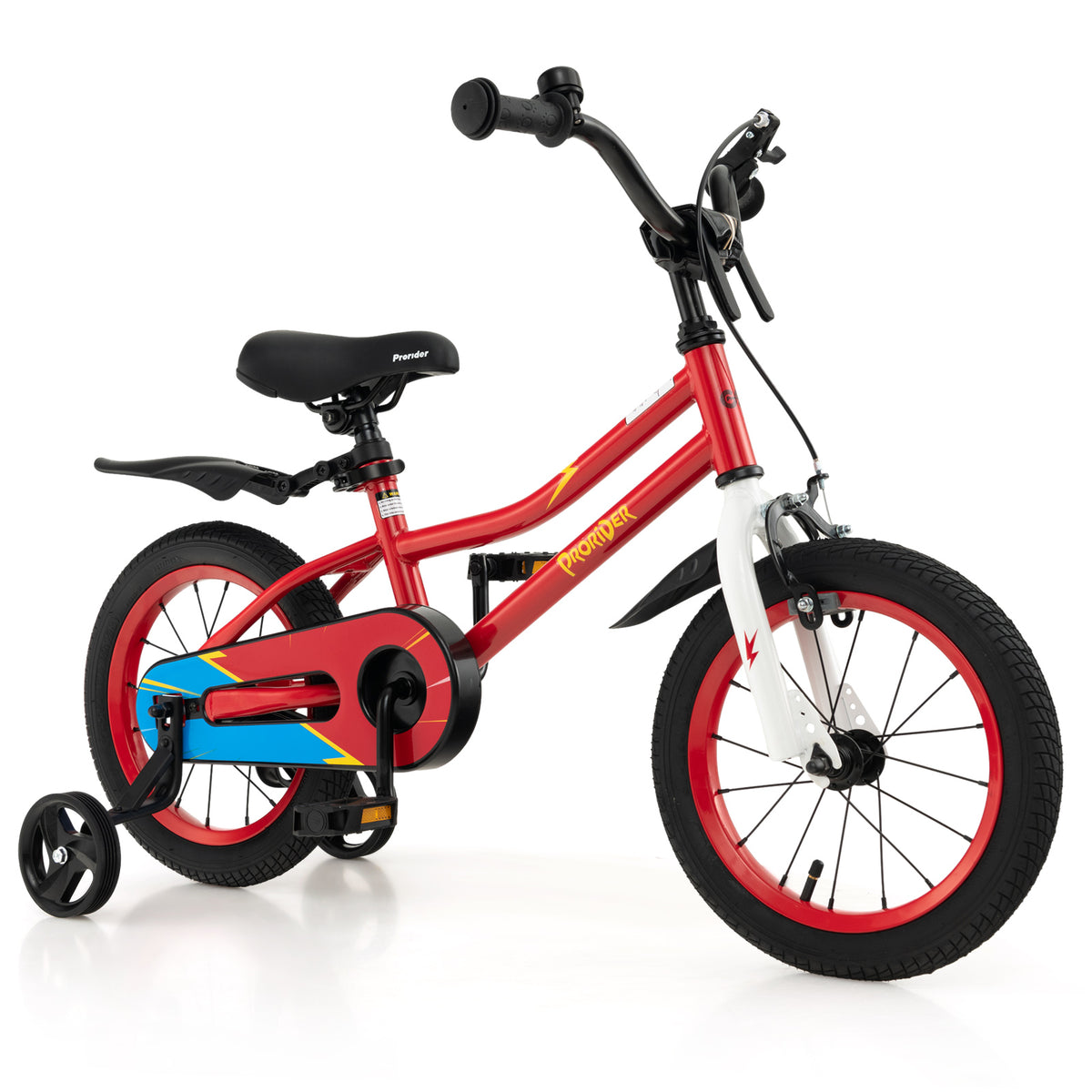 Kids Bike with 2 Training Wheels for 3-5 Years Old