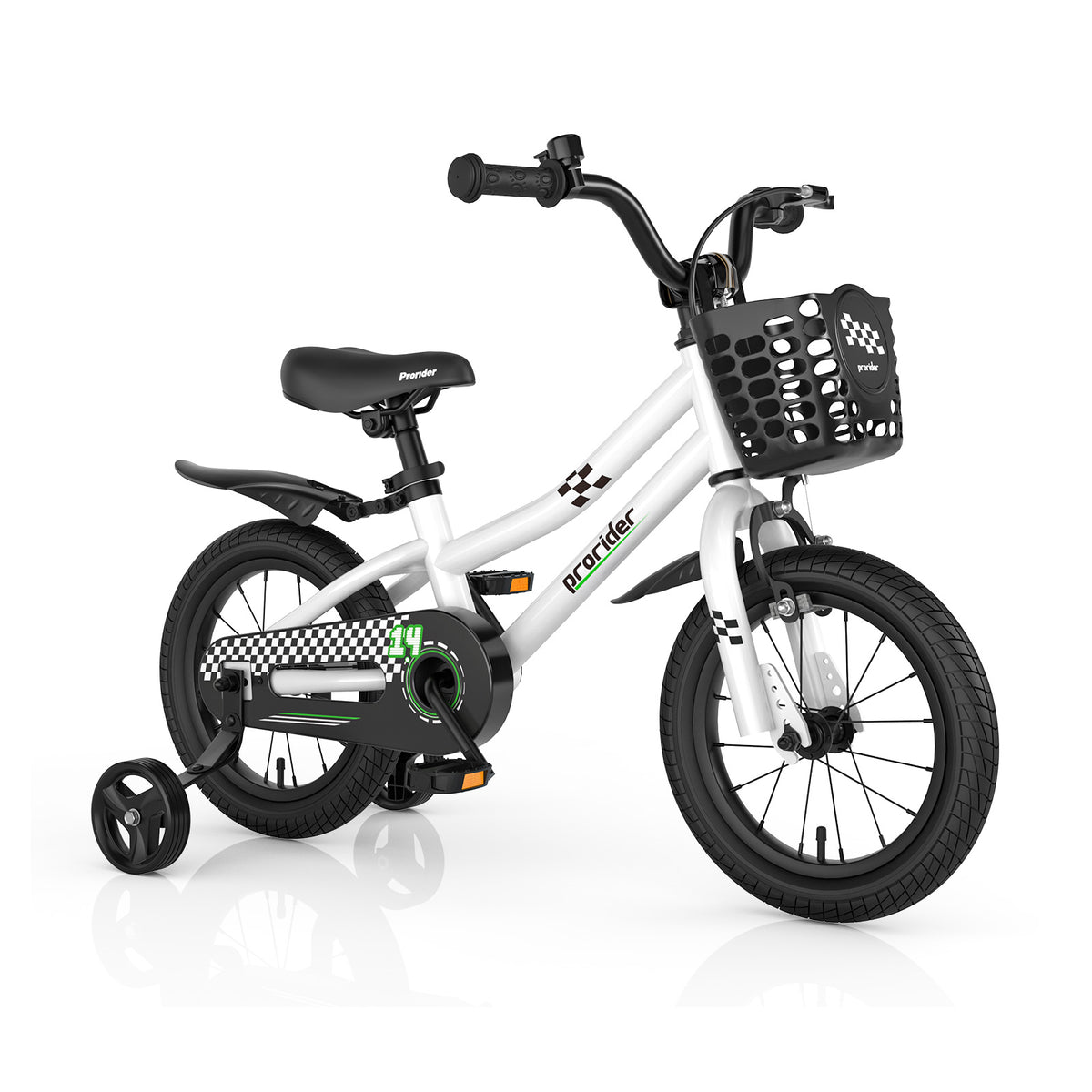 Vélo pour enfants avec 2 roues stabilisatrices, pour les 3 à 5 ans
