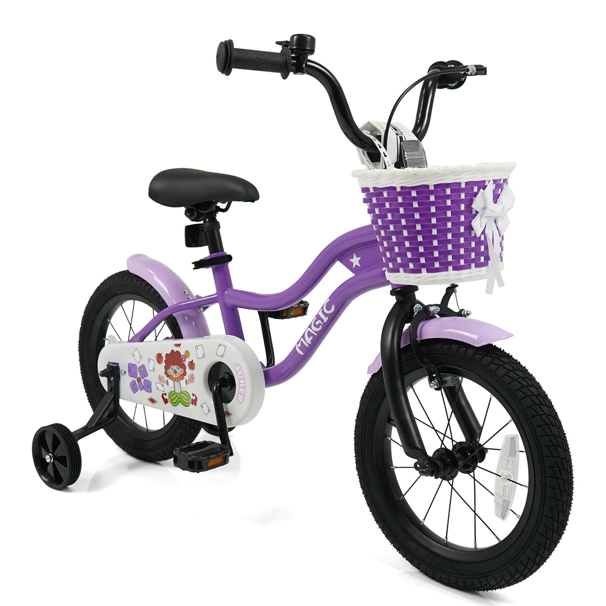 Kids Bike with Training Wheels for Aged 3-4 Years Old - Magic