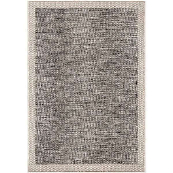 15' Beige And Gray Abstract Runner Rug-Area Rugs-DECOROLALA